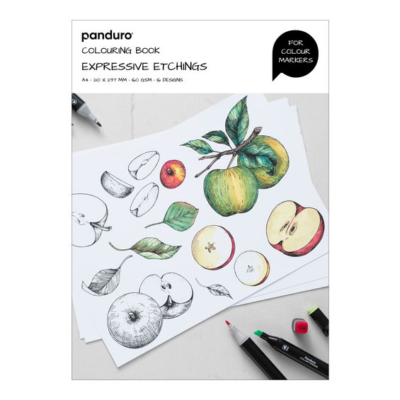 Målarbok Happiness Blooms, 40 Ark