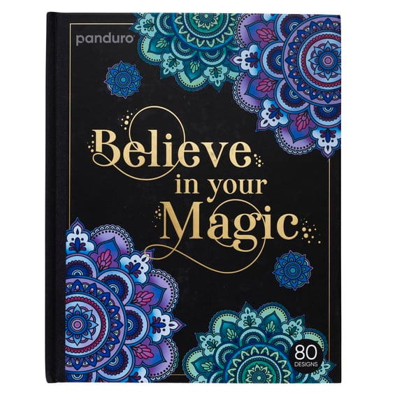 Målarbok Happiness Blooms, 40 Ark