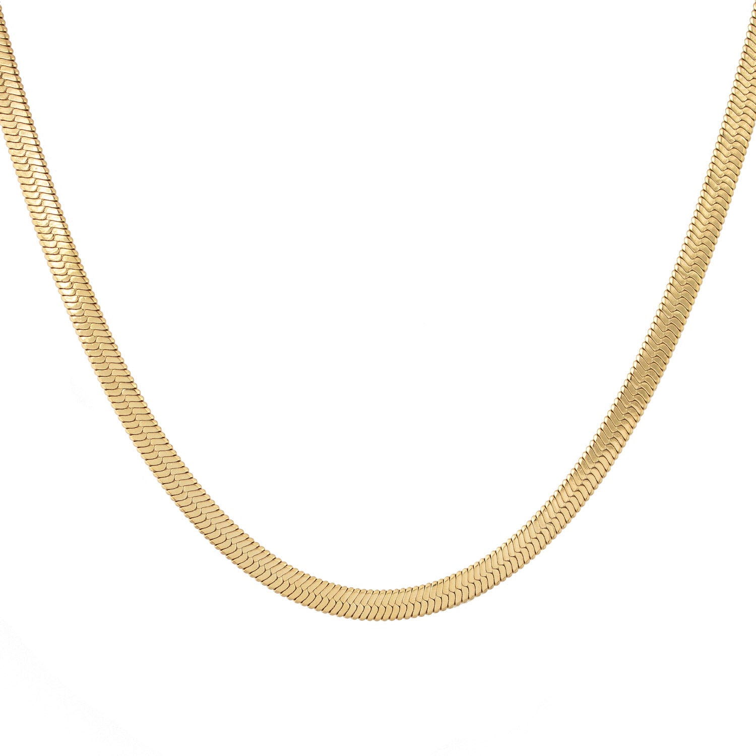 Elegant hjärtformat kristallhalsband i guld