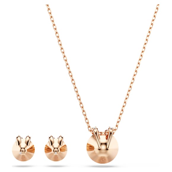 Bella V Set Vit Roséguld Swarovski