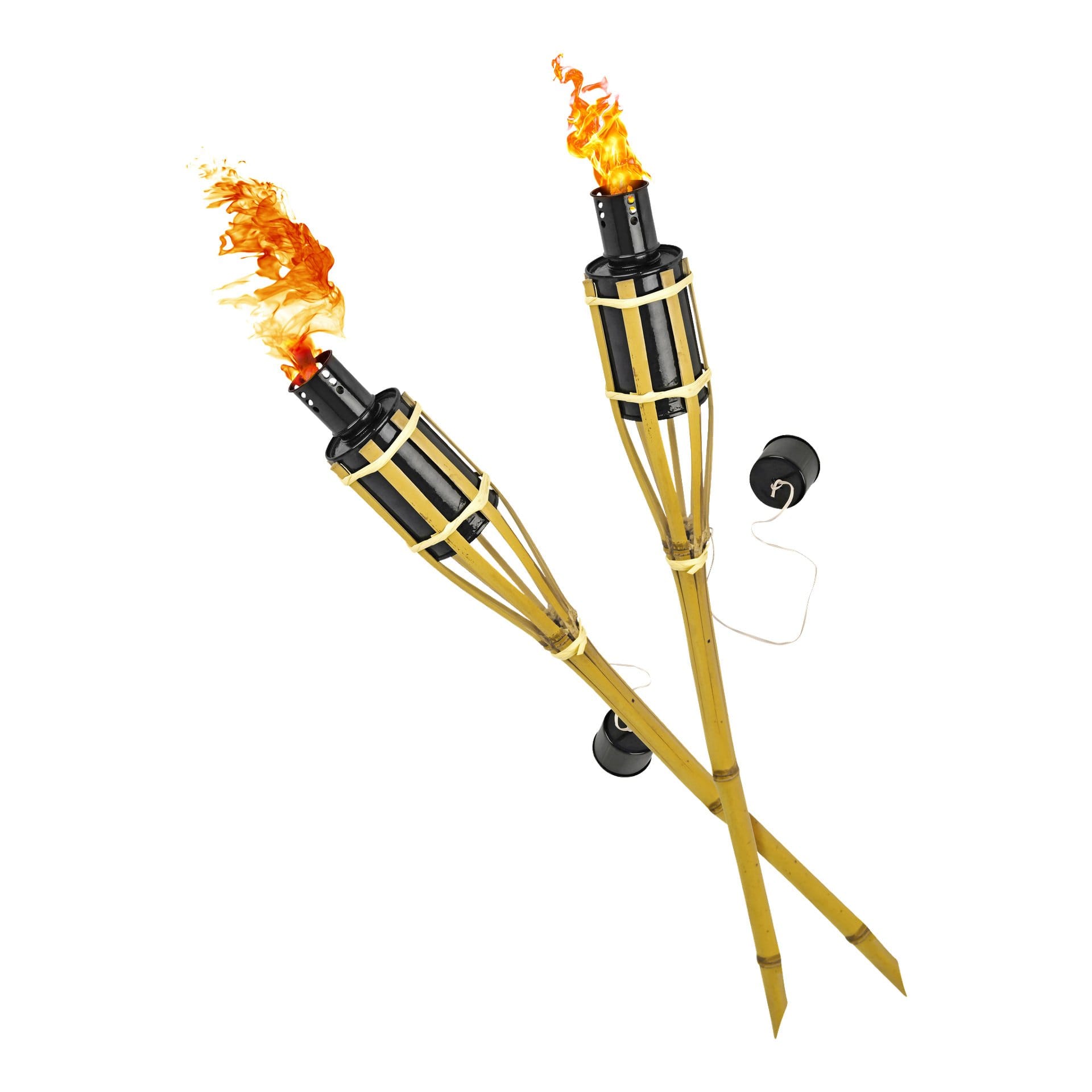 Bambufacklor 2-pack 60 cm 200 ml