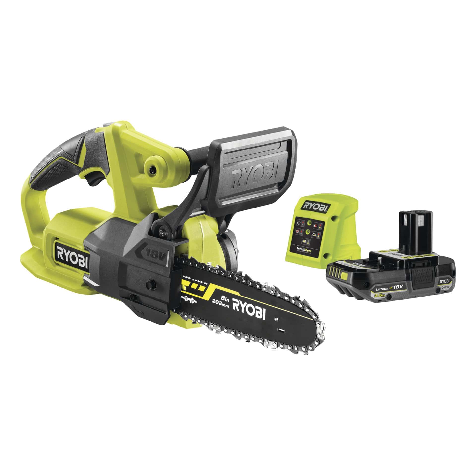 Ryobi 18 V Batteridriven Kedjesåg 20 cm
