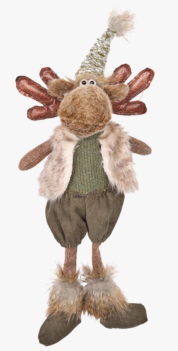 Casper Longmoose Tomte Grön Dekoration