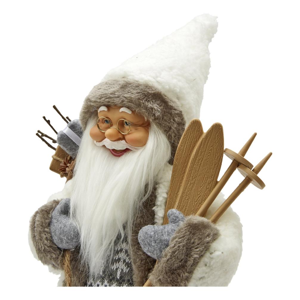 Tomtefigur med Skidor 45 cm