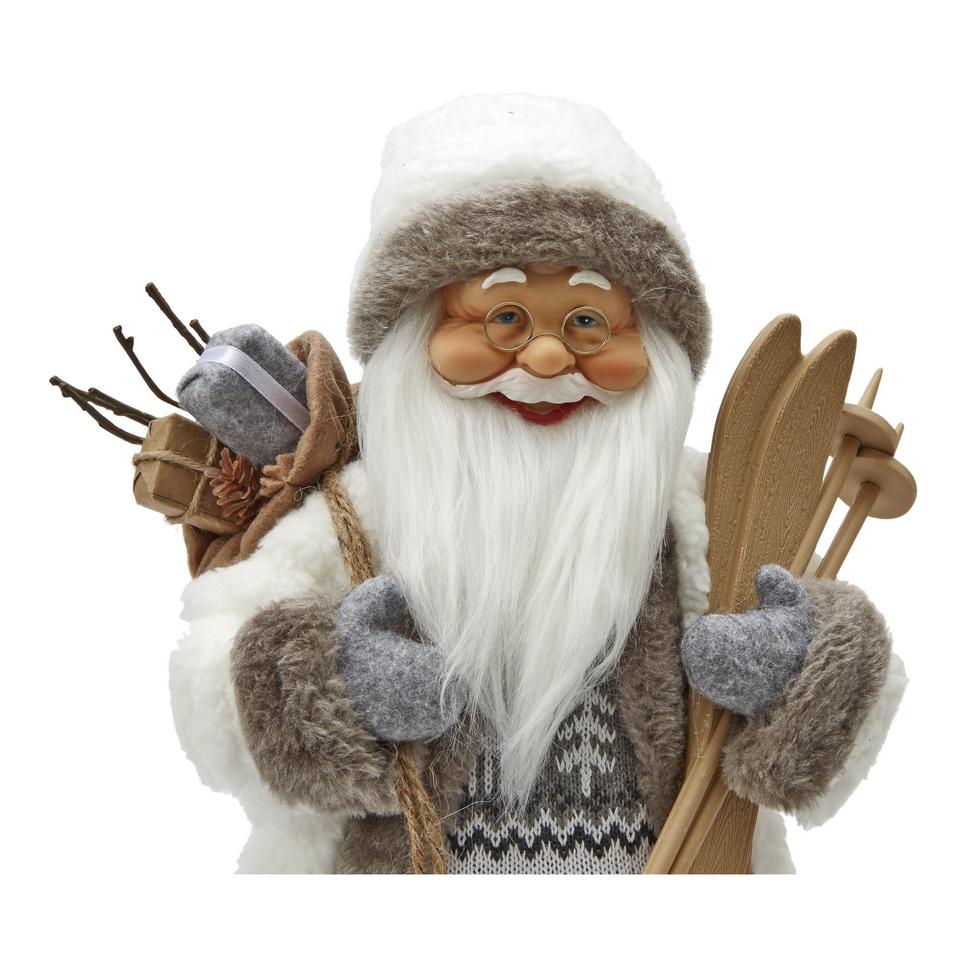 Tomtefigur med Skidor 45 cm