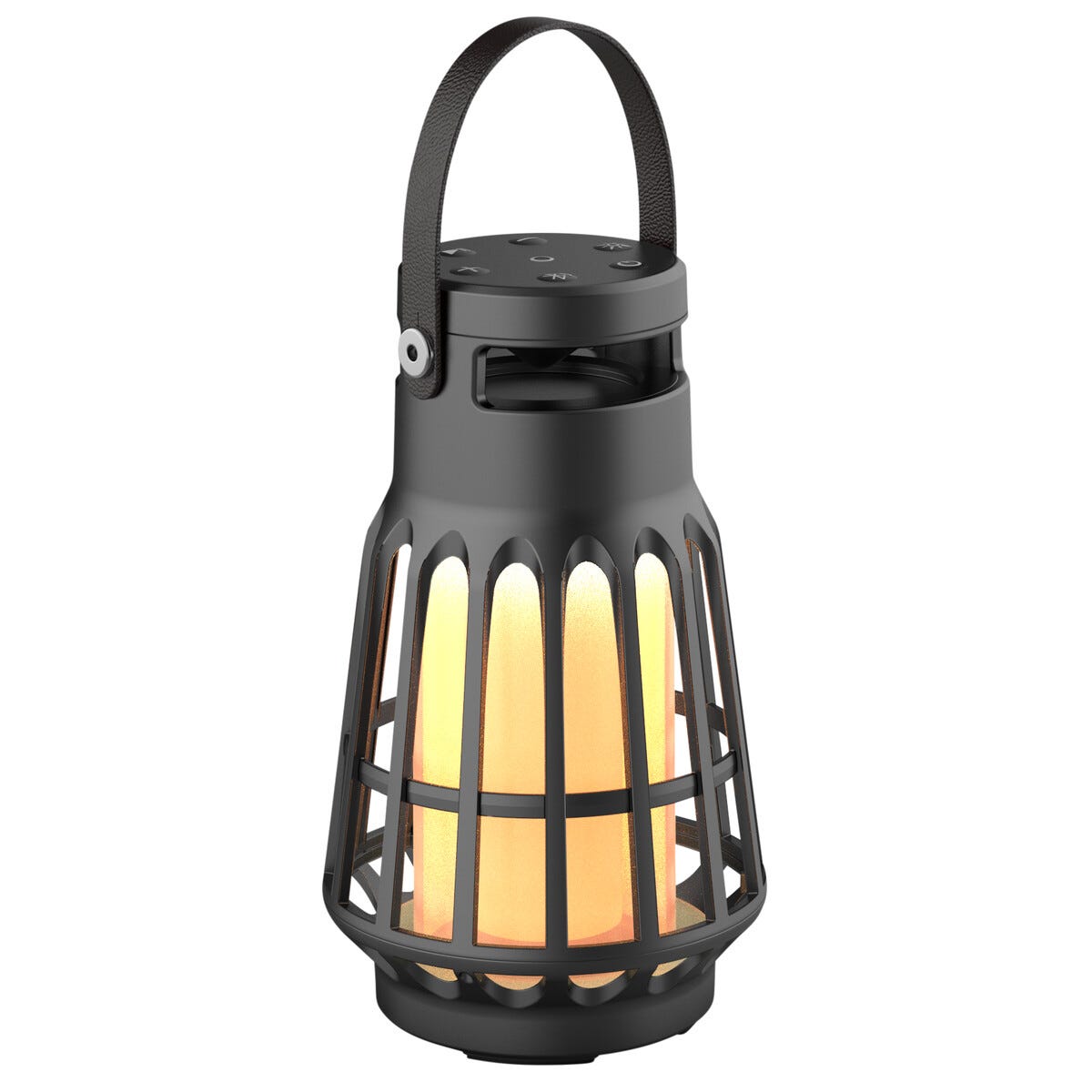 Bärbar vattentålig campinglampa med högtalare