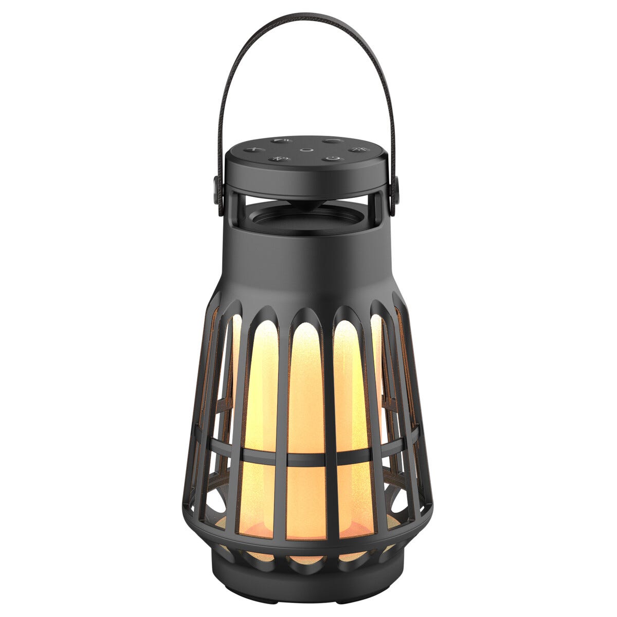 Bärbar vattentålig campinglampa med högtalare