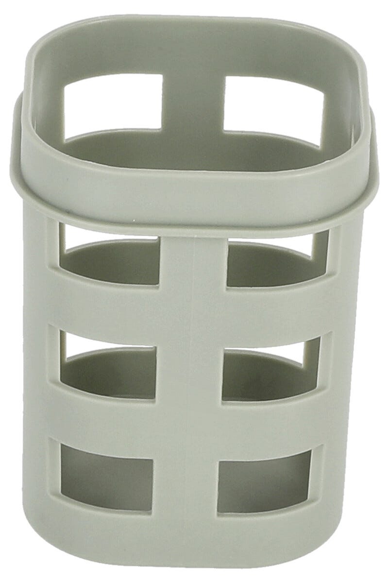 Kontorskit med tidskriftsamlare och brevkorg