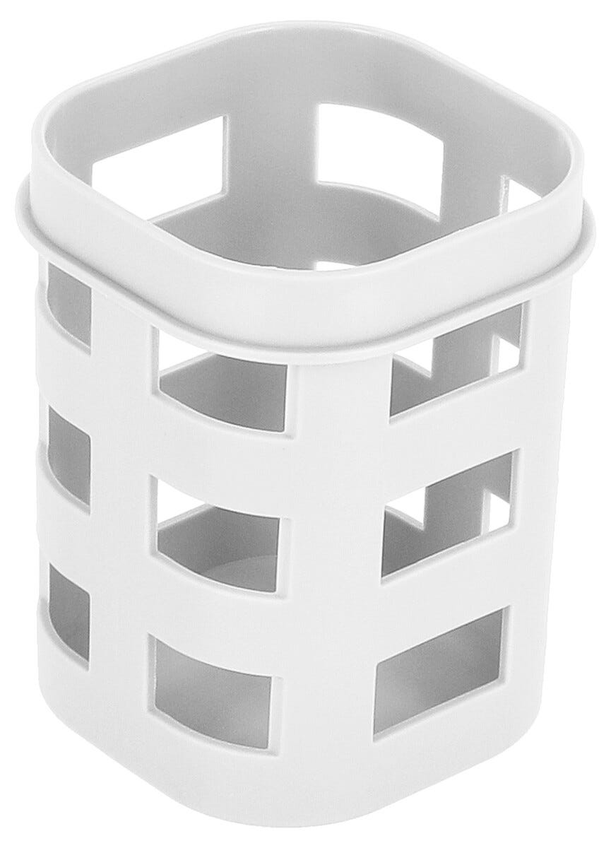 Kontorskit med tidskriftsamlare och brevkorg