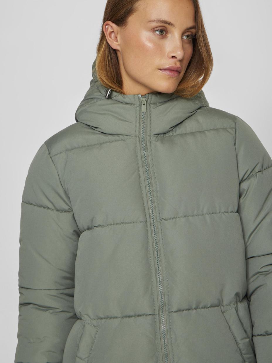 Vitrust Med Huva Kappa Grön