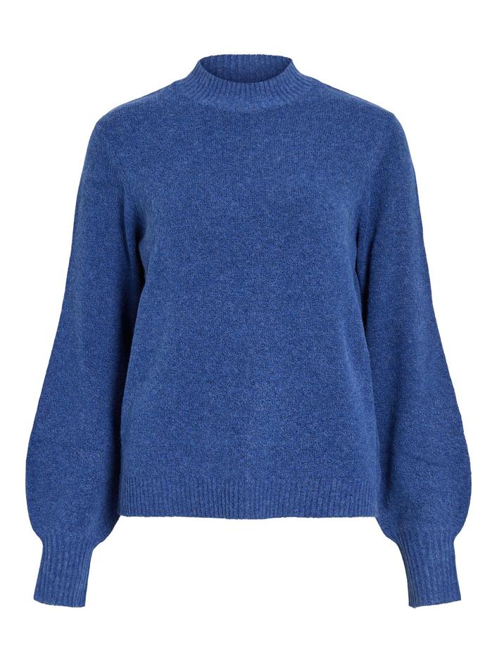 VIKERRY Röd Stickad Kort Klänning