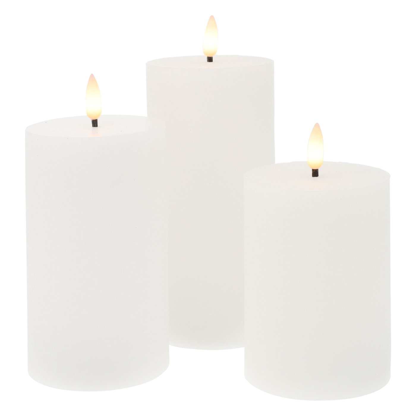 Laddbara LED Värmeljus 4-pack