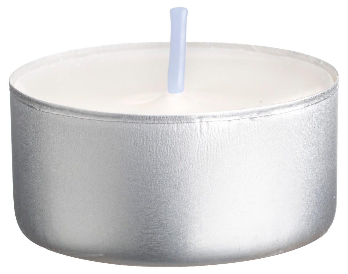 Liljeholmens vita värmeljus 75-pack