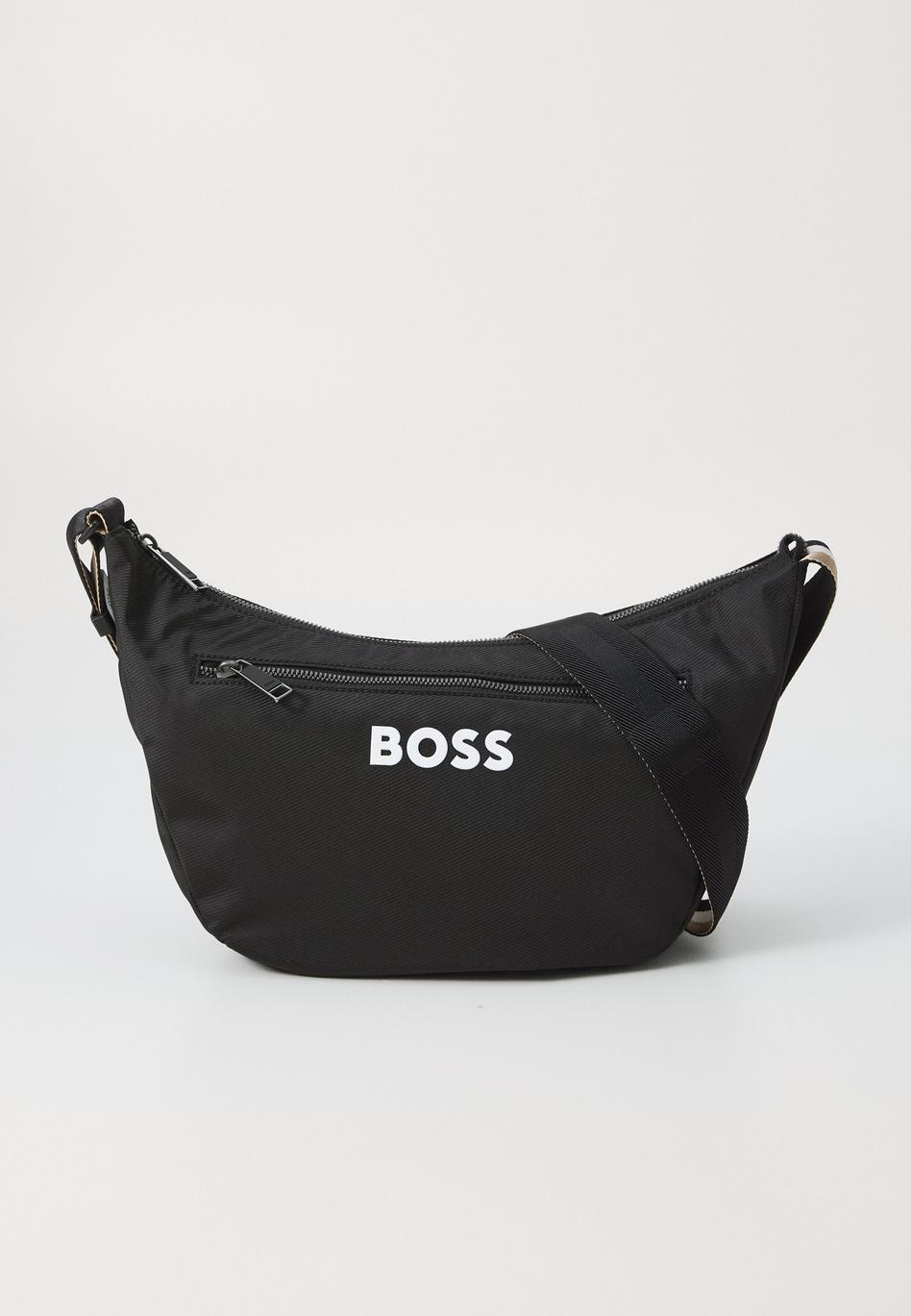 BOSS Catch Soft Dark Blue Crossbody Bag
