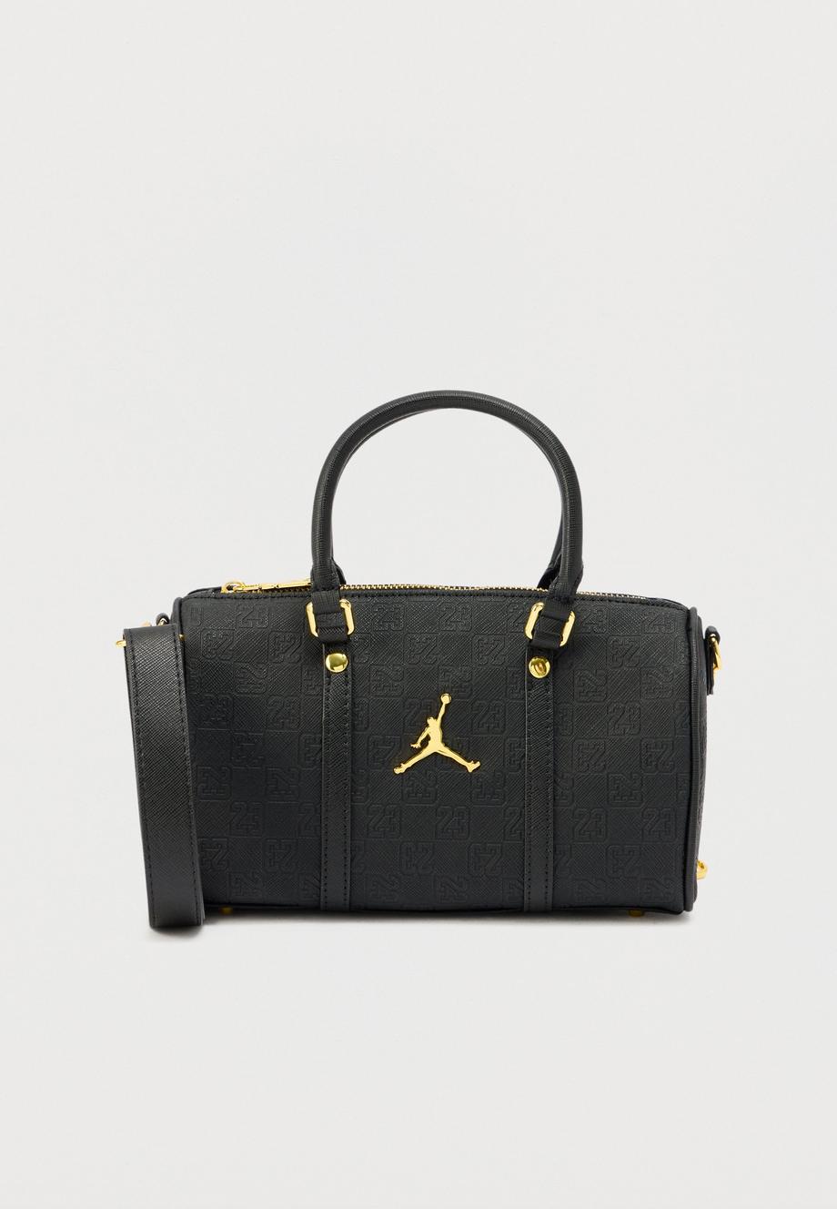Jordan JAN Unisex Crossbody Bag Black Gold