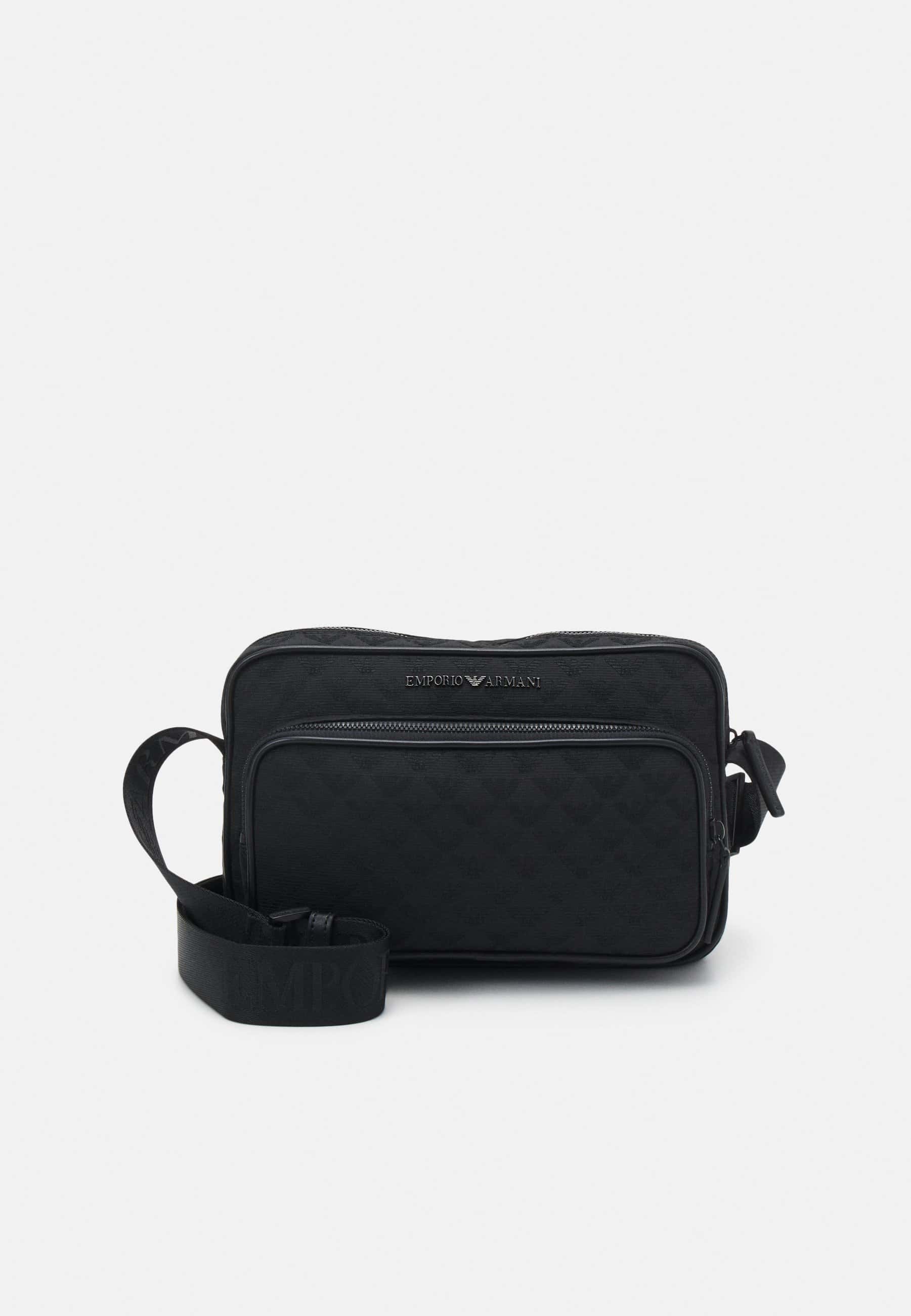Emporio Armani Unisex Black Crossbody Bag