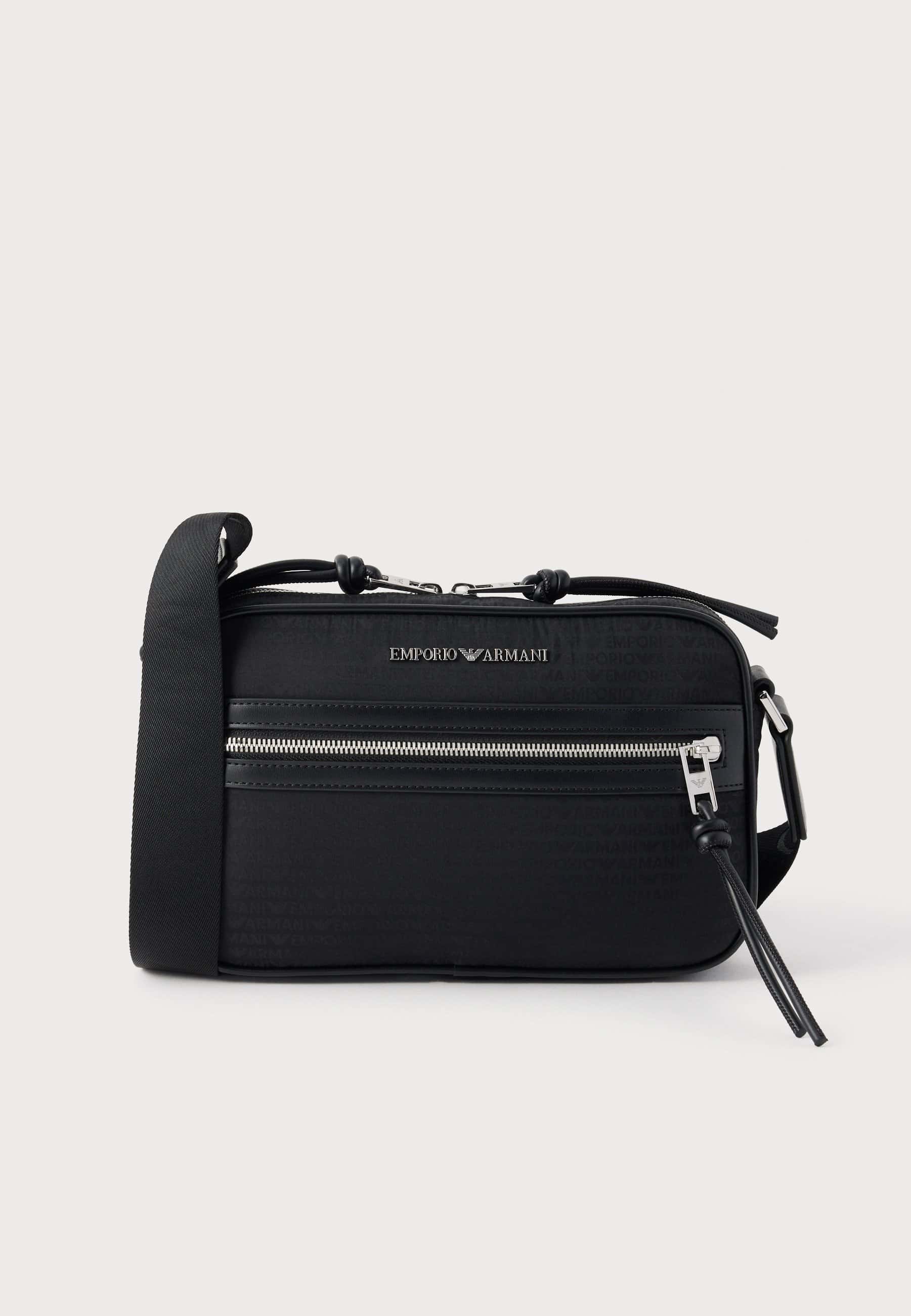 Emporio Armani Unisex Black Crossbody Bag