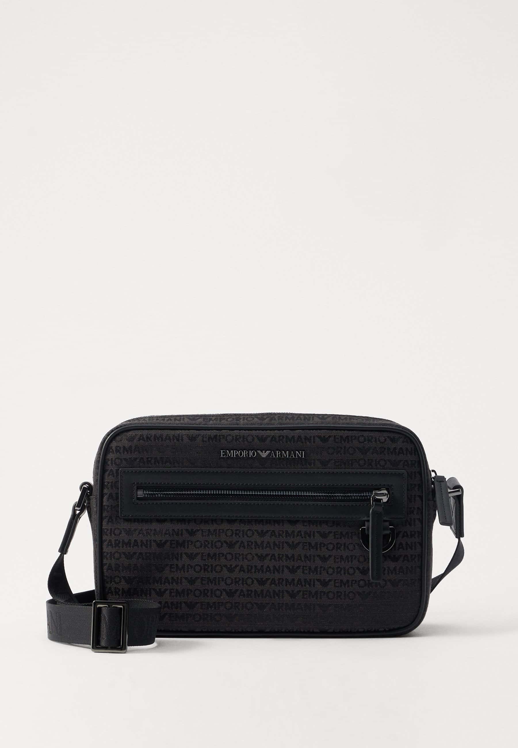 Emporio Armani Unisex Black Crossbody Bag
