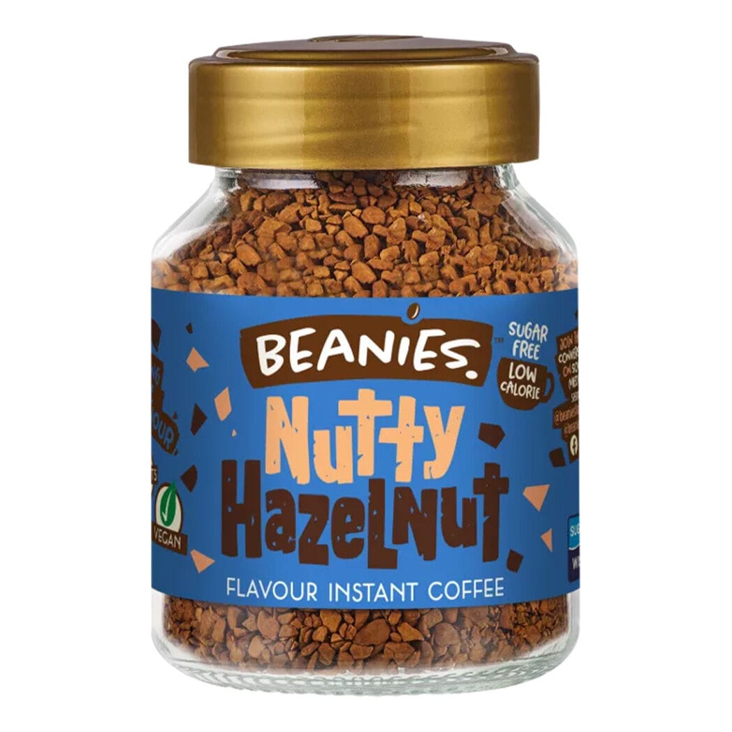 Beanies Nutty Hazelnut Snabbkaffe 50 g