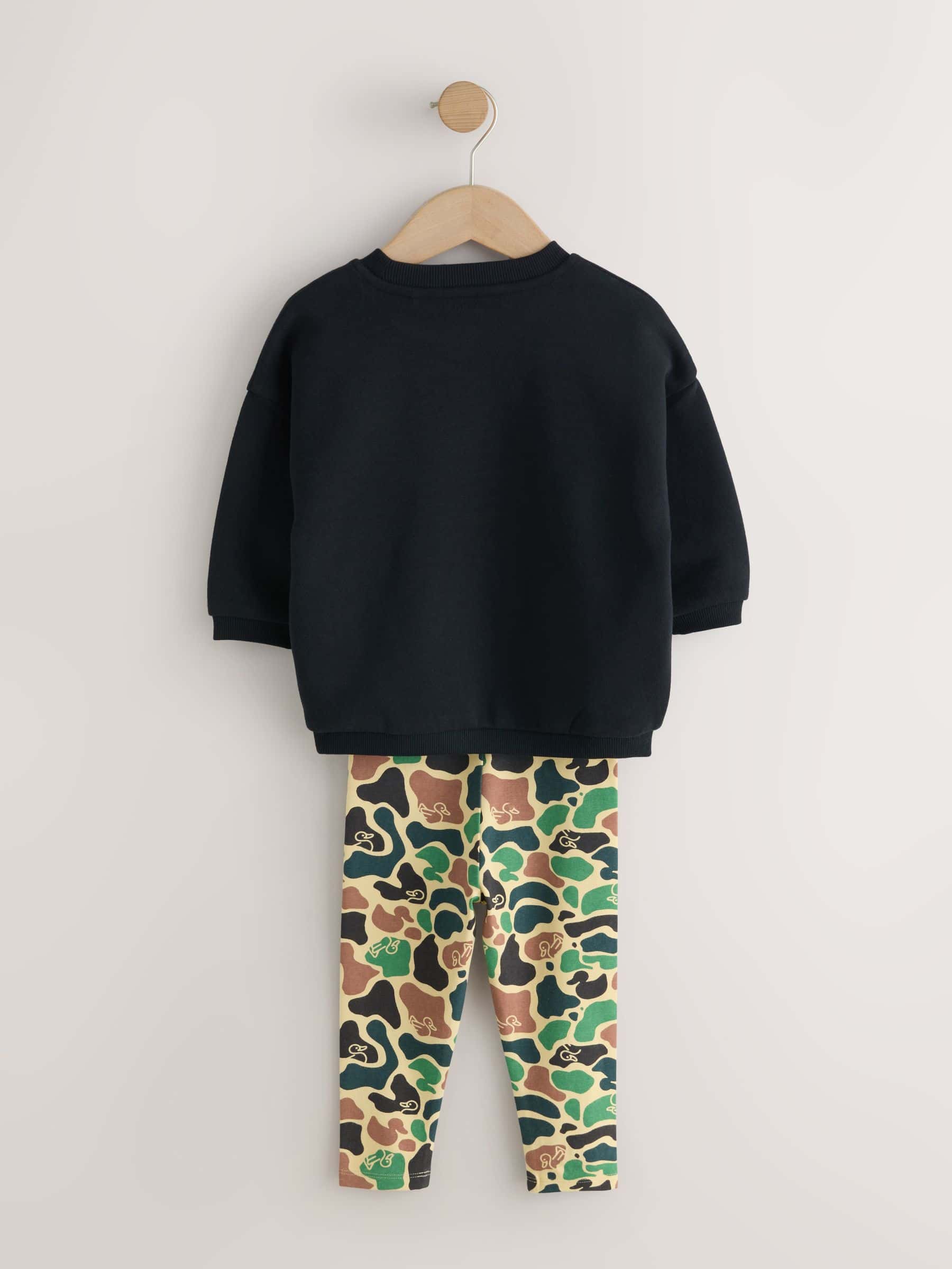 Orange and Black Duck Outfit Set