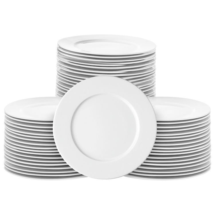 Storpack hållbara tallrikar för servering