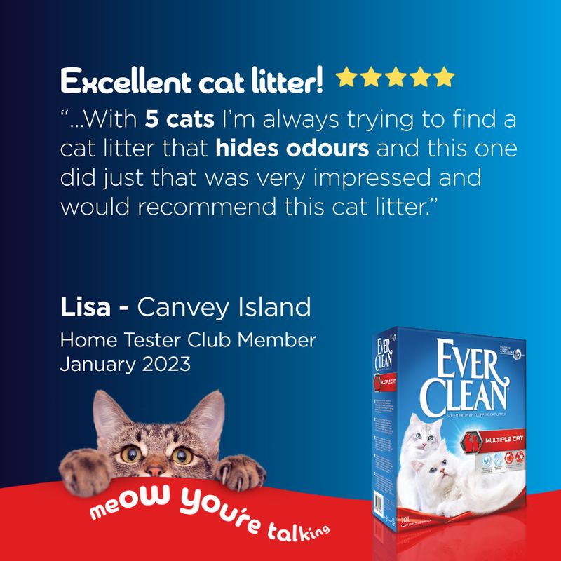 Ever Clean Multiple Cat Klumpande Kattsand