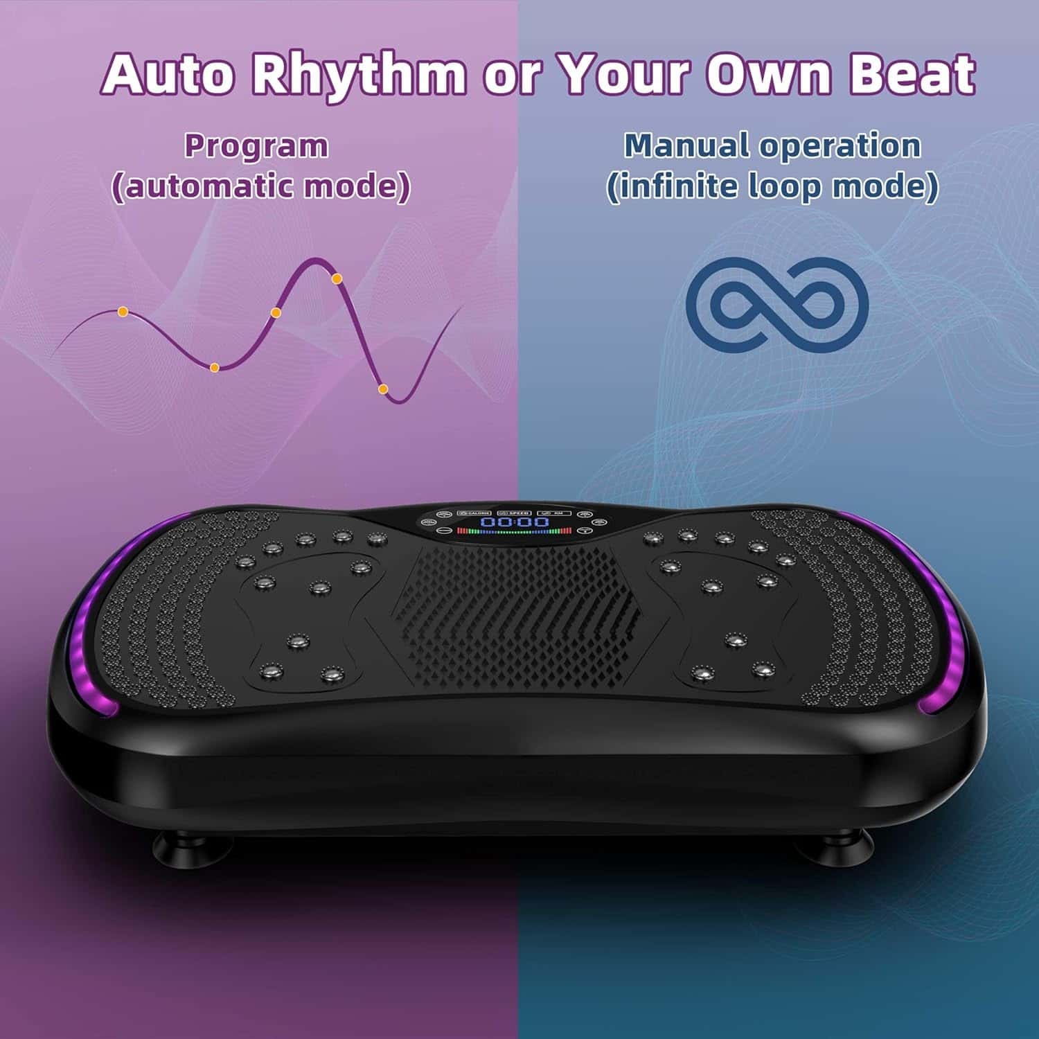 Vibrationsplattform för helkroppsträning hemma