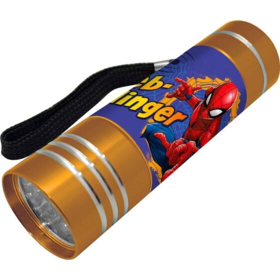 Spiderman LED Ficklampa 9 cm