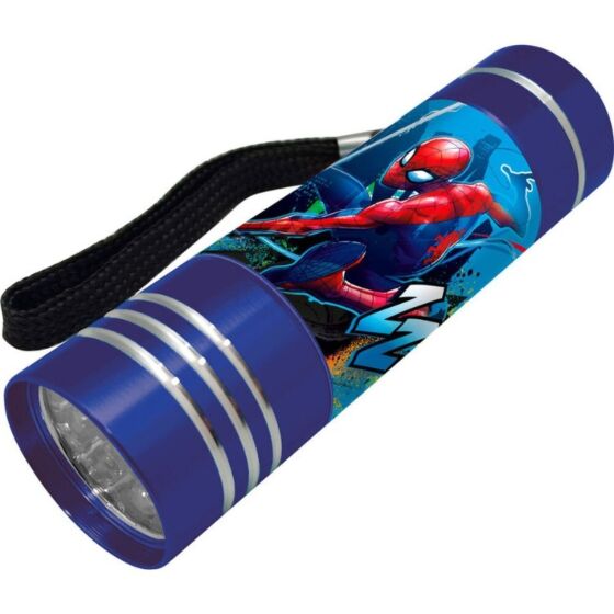 Spiderman LED Ficklampa 9 cm