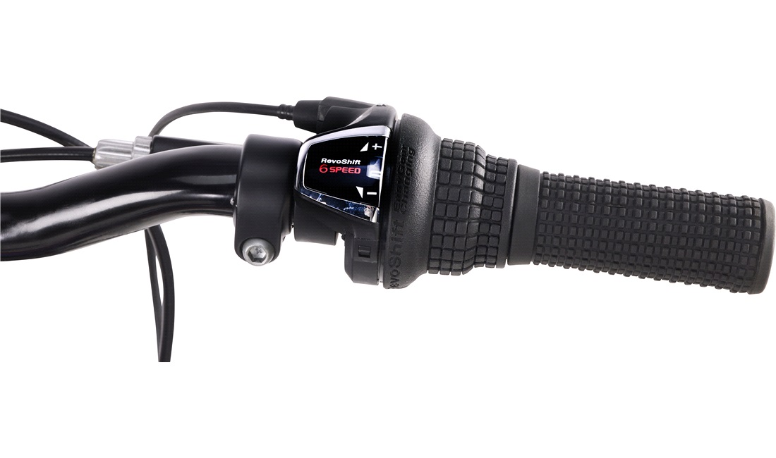 Juniorcykel 20" MTB 206 svart/blå/röd 6-växlad