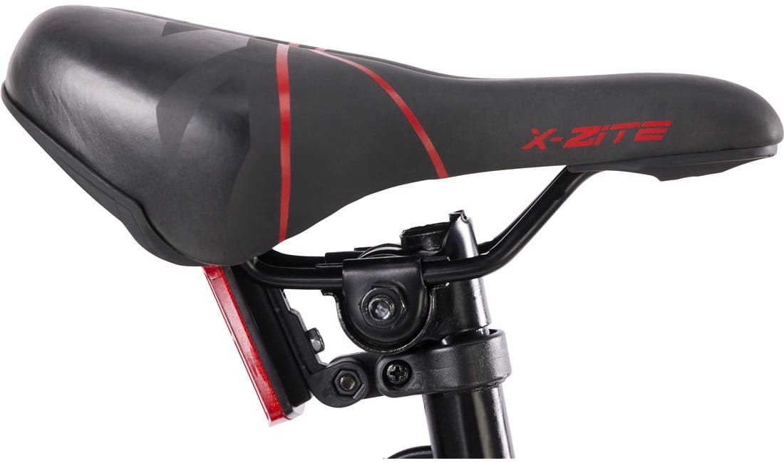 Juniorcykel 20" MTB 206 svart/blå/röd 6-växlad