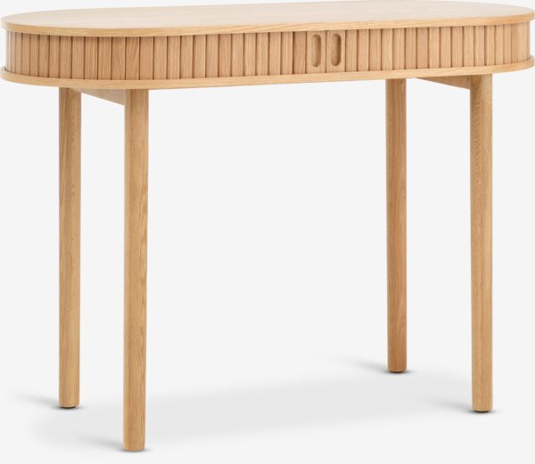 Sängbord HEMDRUP varm ek och svart