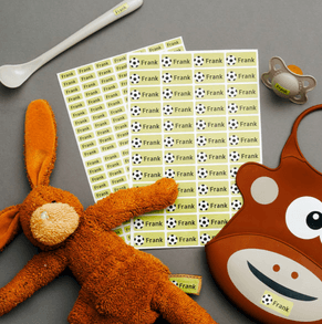 20 % rabatt på en hel beställning hos Namnlappskungen