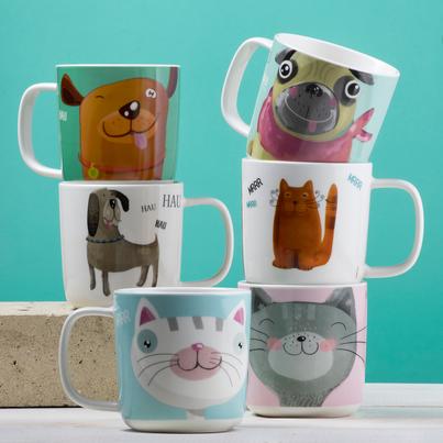 Ambition Mugg 370 ml med Mopsmotiv