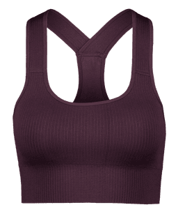 TRIDRI Ribbed Seamless Sports Bra