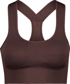 TRIDRI Ribbed Seamless Sports Bra