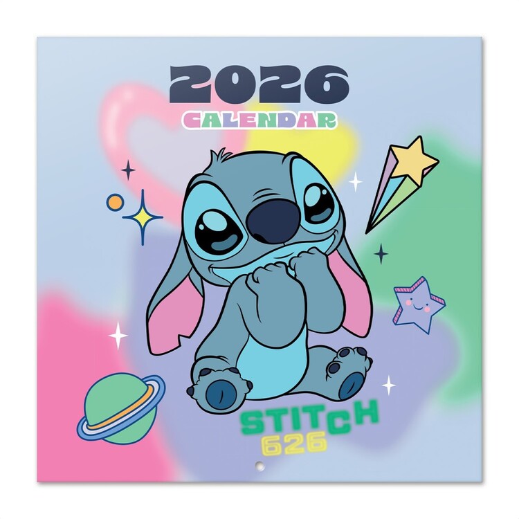 Stitch Väggkalender 2026
