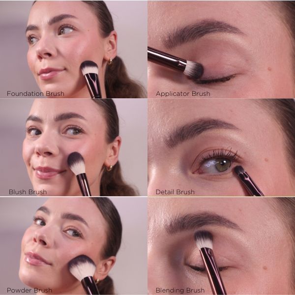 Luxury Bronzed Makeup Brush Set