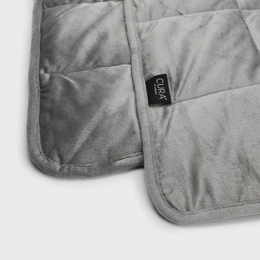CURA Minky Grå Tyngdfilt 6kg 140x200