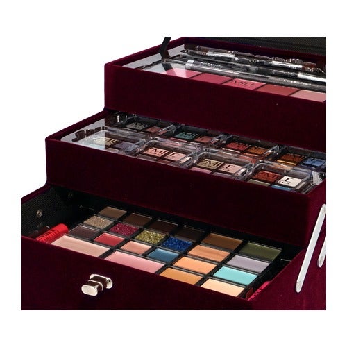 Make-up-väska Velvety Dark Berry Set