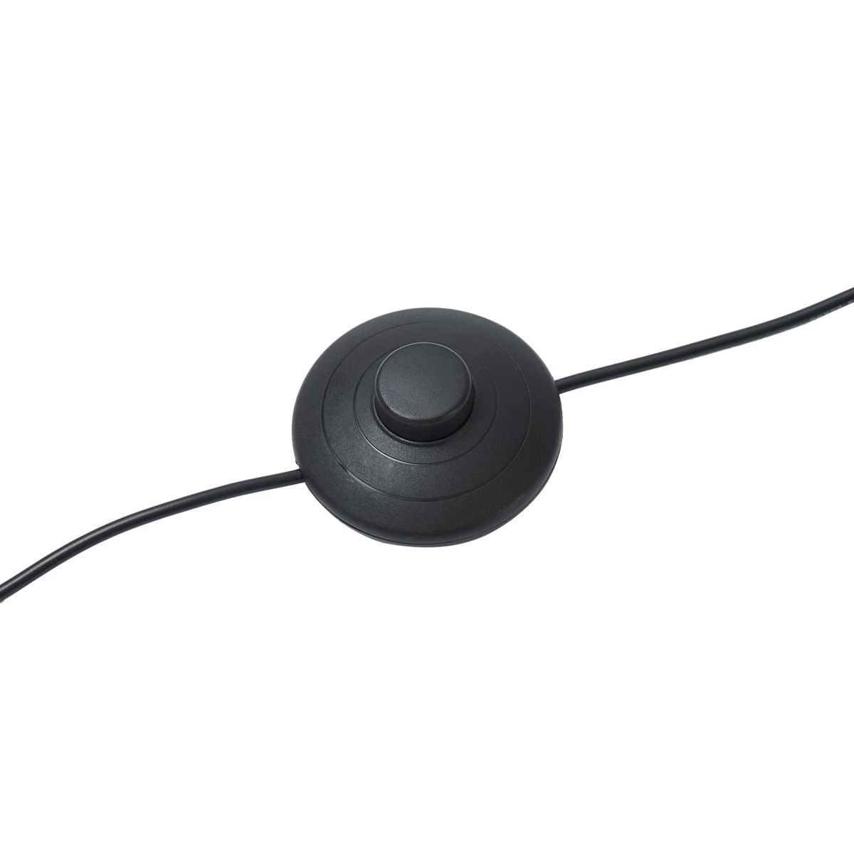 Art Deco Golvlampa Svart med Skärm