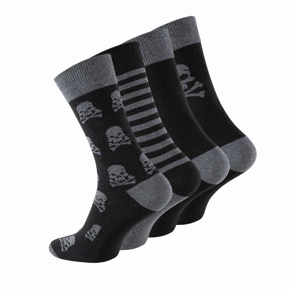 VINCENT CREATION Skulls Strumpor 4-pack