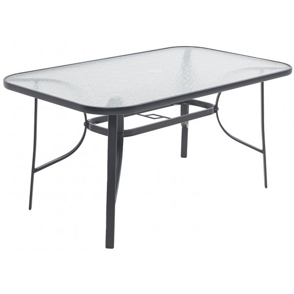 Växjö utegrupp med bord, stolar och parasoll