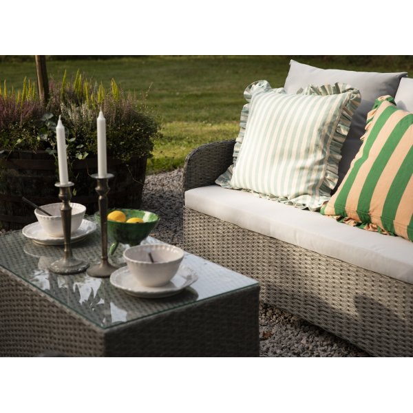 Loungegrupp Valencia i Grå Konstrotting