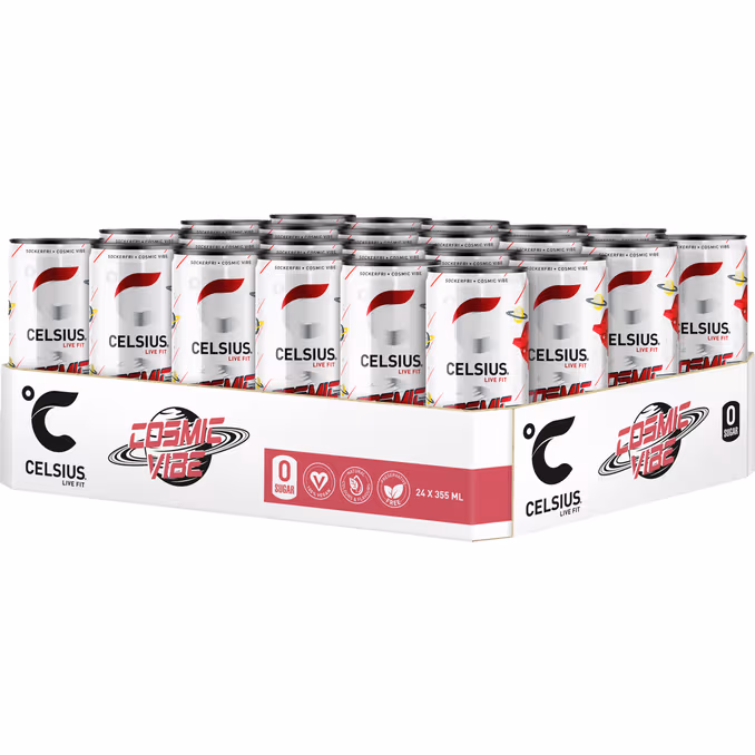 Energidryck Celsius Cosmic Vibe 24-pack.