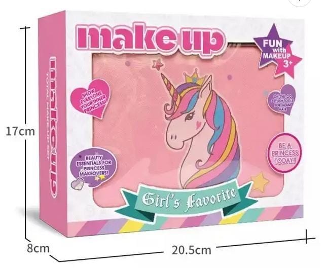 Unicorn Sminkset för Barn med Väska