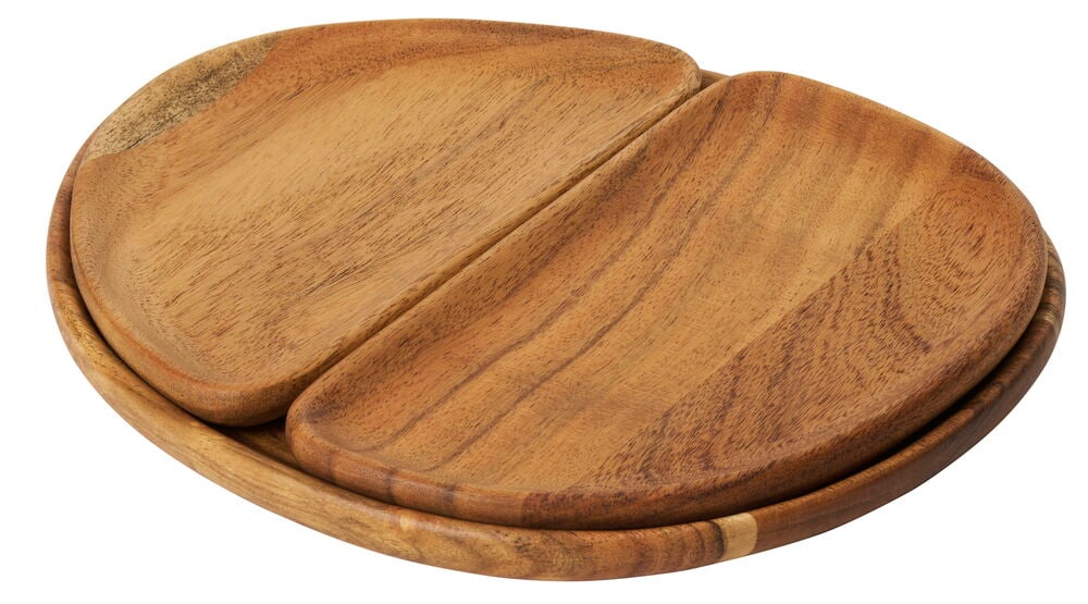 Elegant ostbricka med knivset