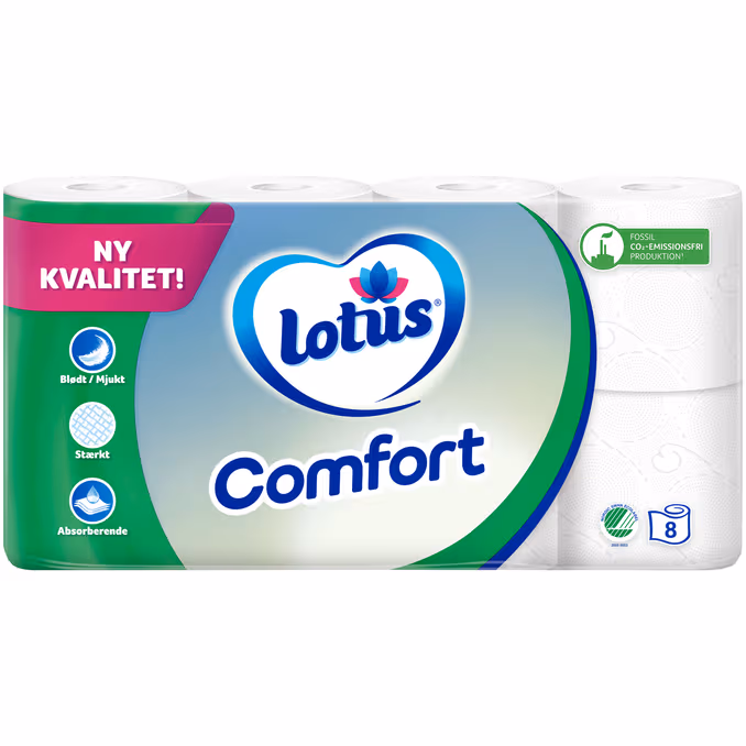 Lotus Comfort Toalettpapper 8-pack