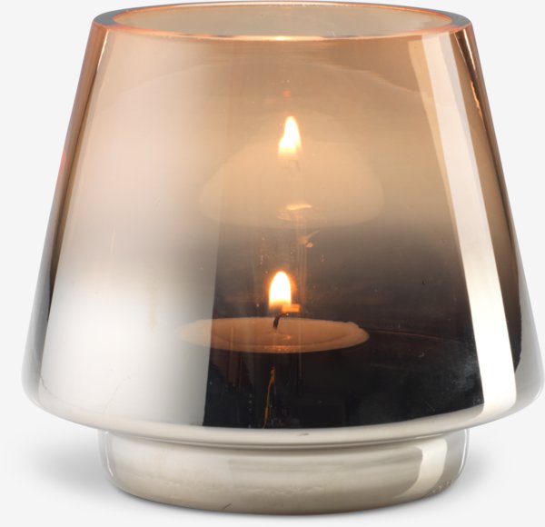 Grå Bordslampa EDMUND Ø25xH38cm