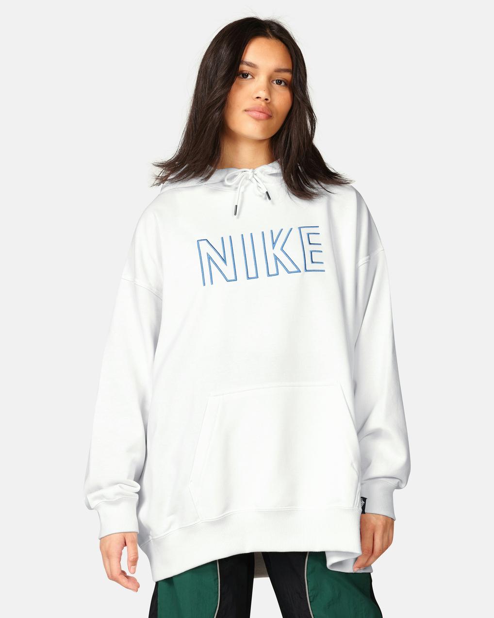 Nike Oversized Flerfärgad Hoodie för Dam